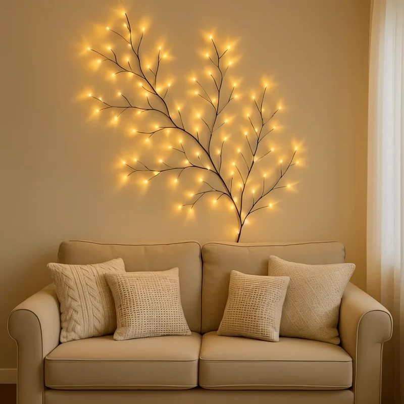 Vinia | LED Wandleuchte mit Leuchtzweigen