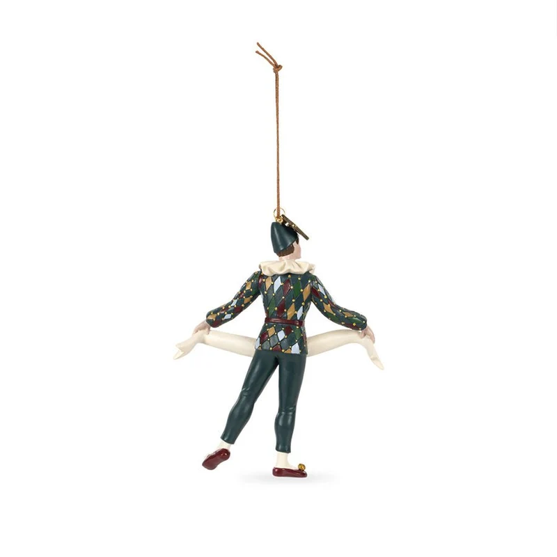 Weihnachtsanhänger Harlekin in Multicolor