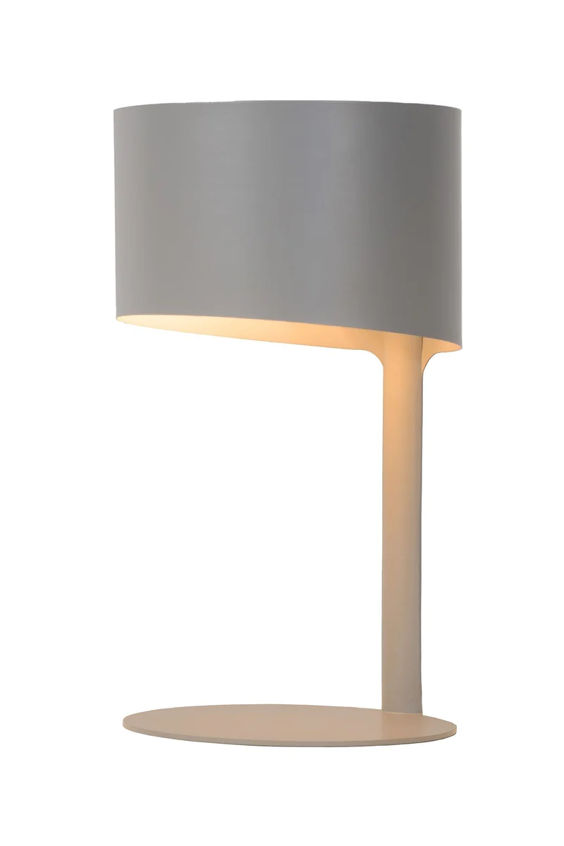 Tischlampe Knulle mit asymmetrisch geformtem Sockel