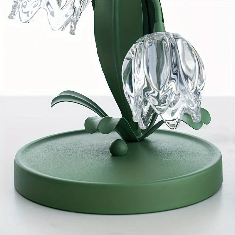 Bloomora | Art Deco LED-Tischleuchte mit Blumendesign