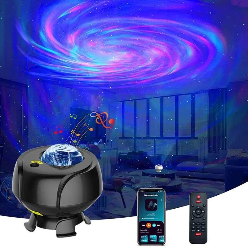 Galaxie Projektor Nachtlicht mit Bluetooth
