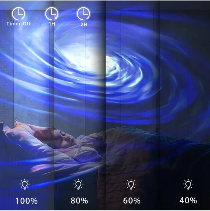 Galaxie Projektor Nachtlicht mit Bluetooth