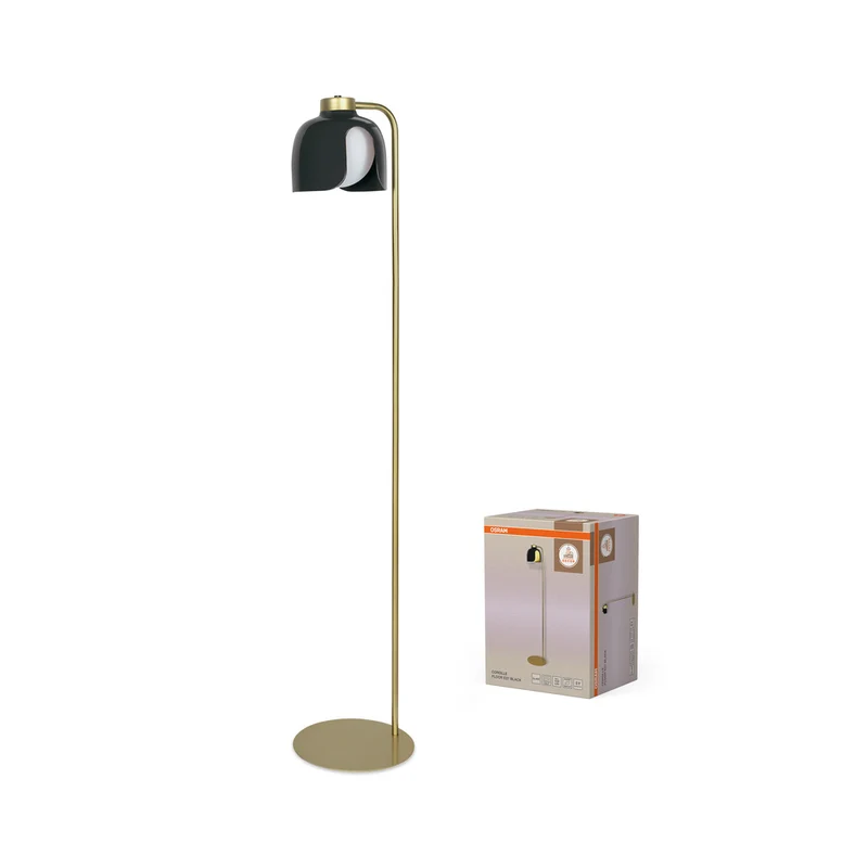 OSRAM DECOR Corolle Stehleuchte E27 Schwarz