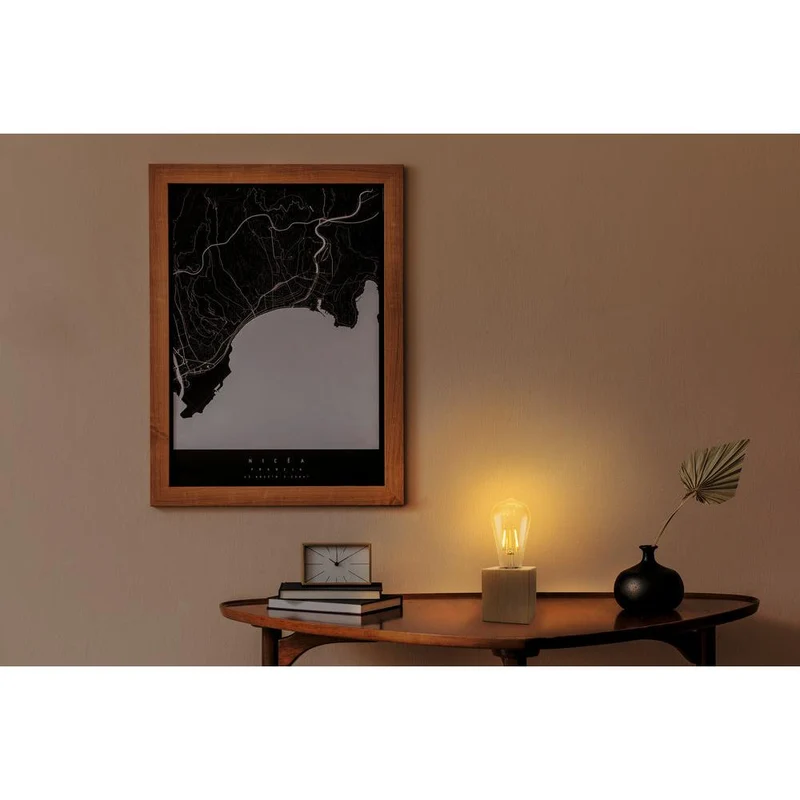 OSRAM Vintage 1906 Table Luminaire Tischleuchte, 2.5W, E27, Braun, inkl. Leuchtmittel