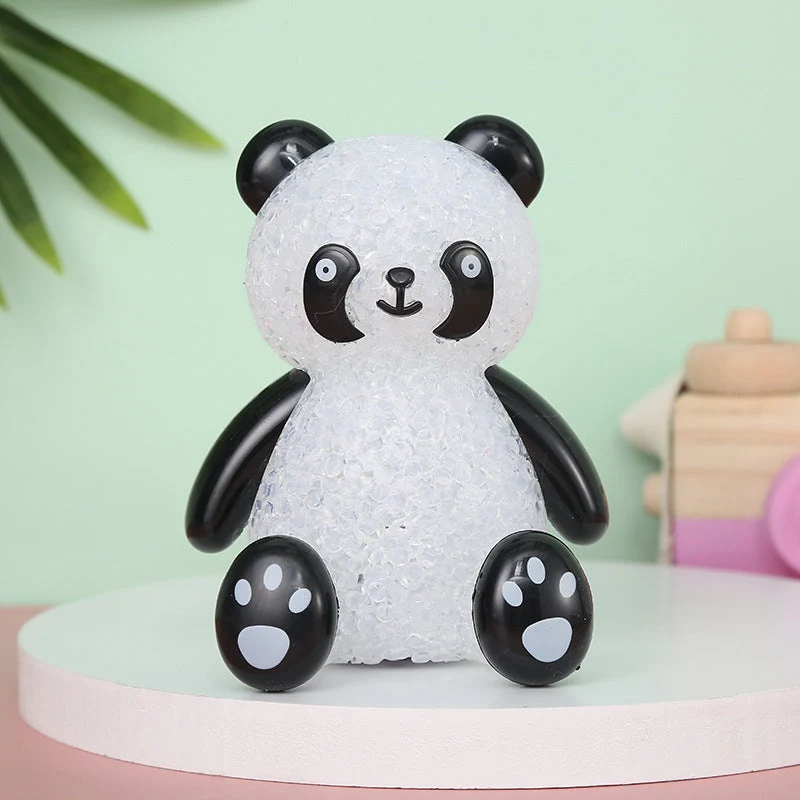 Glitzernder Panda Bär LED Nachtlicht