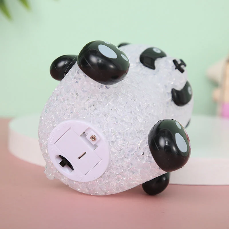 Glitzernder Panda Bär LED Nachtlicht