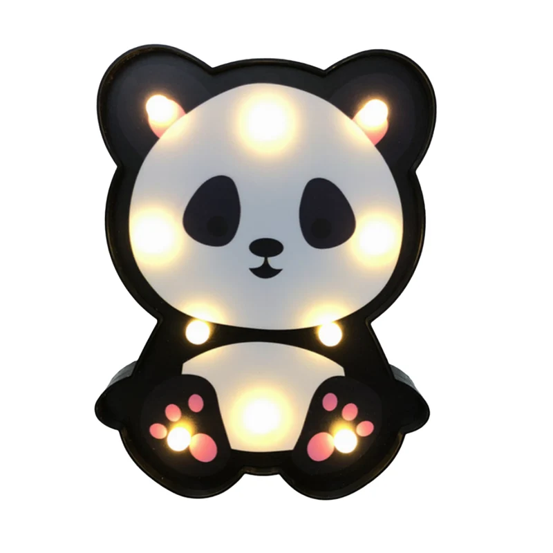 Panda Bär Wandleuchte als Kinderzimmer Deko