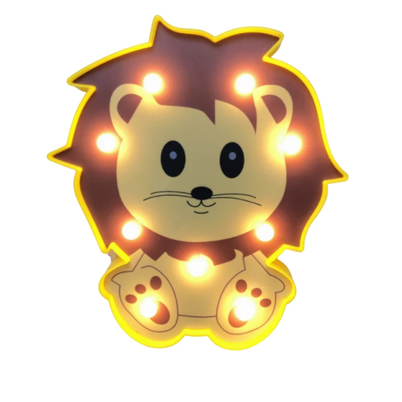 Kleiner Löwe Wandlampe für Kinderzimmer