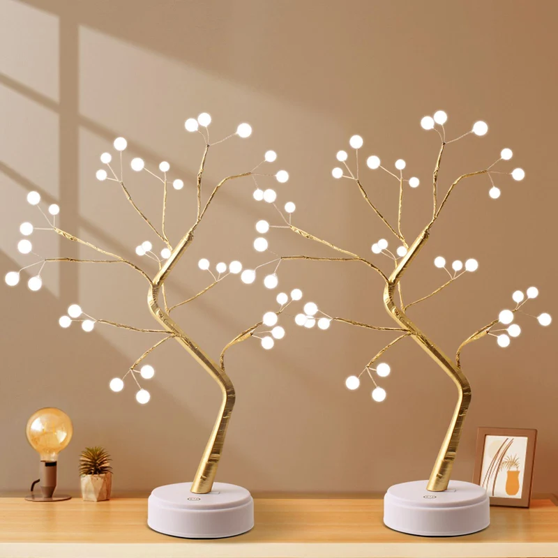 Dekorativer Lichterbaum Tischlampe mit LEDs