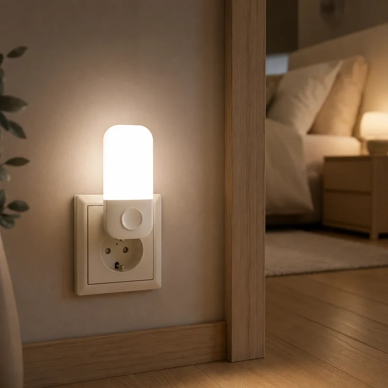 Nachtlicht Steckdose Nubo – LED, Dimmbar, Plug-in