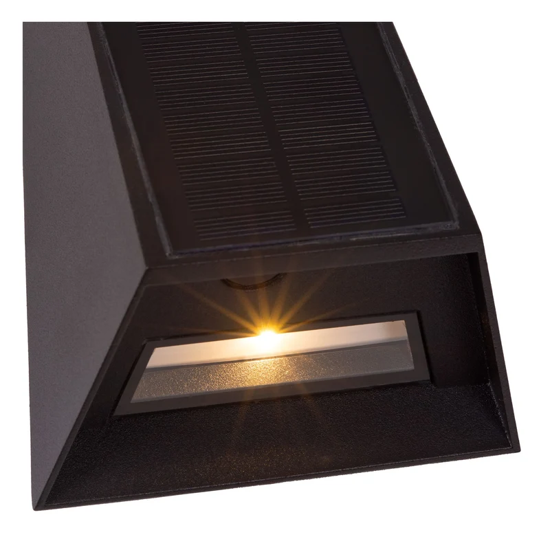 LED-Außenwandleuchte Luton IP54 mit Bewegungsmelder Schwarz