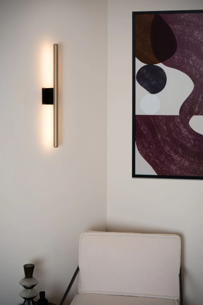 LED-Wandleuchte Braga IP54 Warmweiß Kaffee