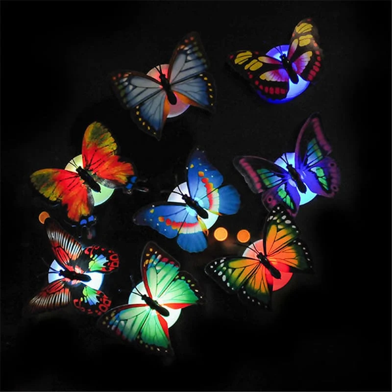 Leuchtende Schmetterling Wandsticker mit LED