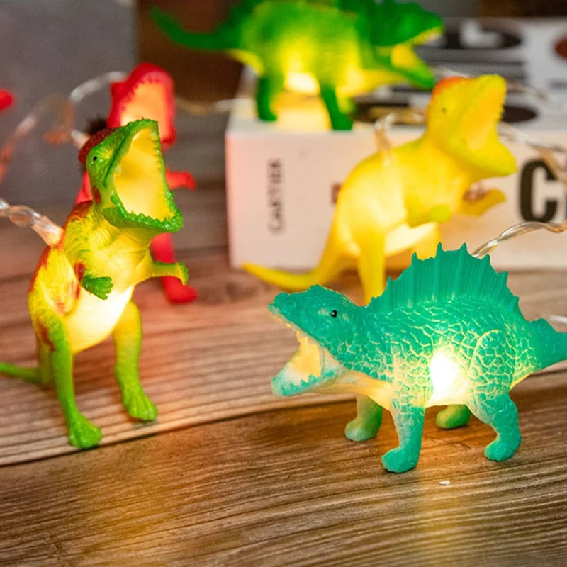 Dinosaurier Lichterkette LED für Kinderzimmer