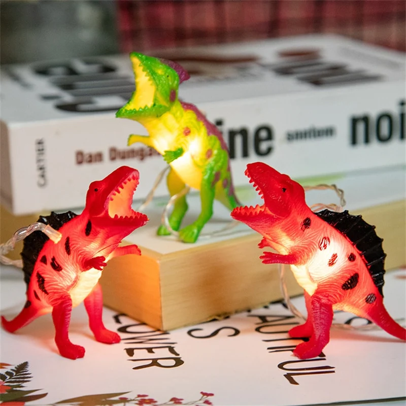 Dinosaurier Lichterkette LED für Kinderzimmer