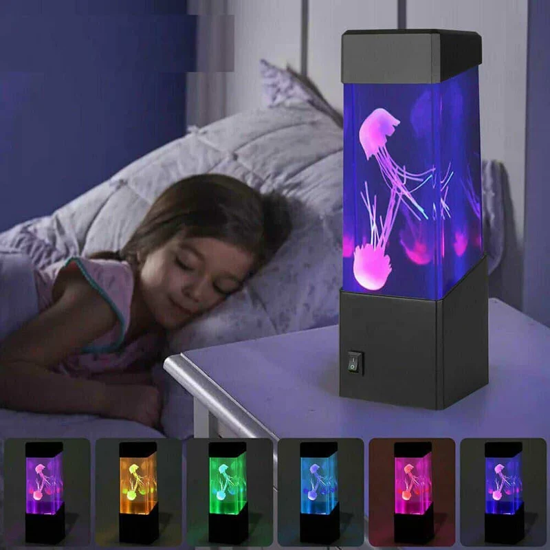 LED Quallen Lampe mit Farbwechsel