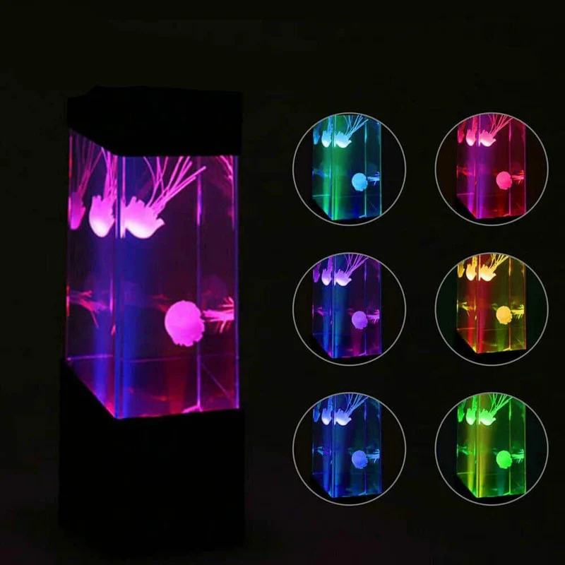 LED Quallen Lampe mit Farbwechsel