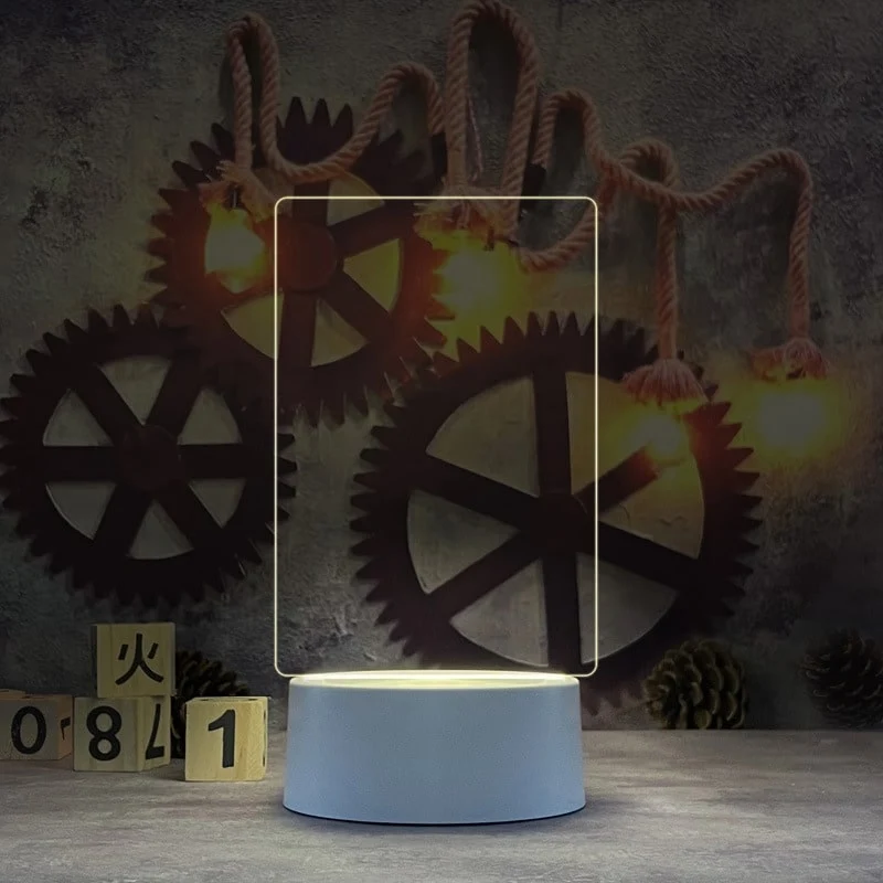 LED Notiztafel Lampe wiederbeschreibbar