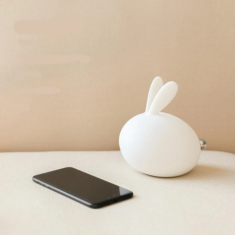Mehrfarbige Hasen Lampe mit Touch-Sensor