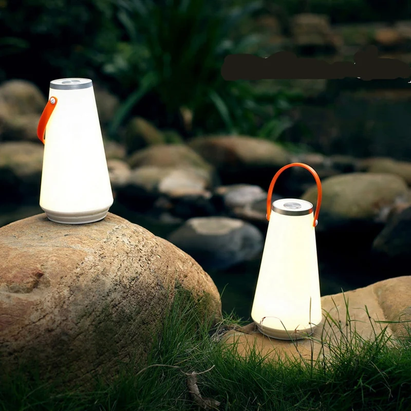 Tragbare LED Campinglampe mit Henkel