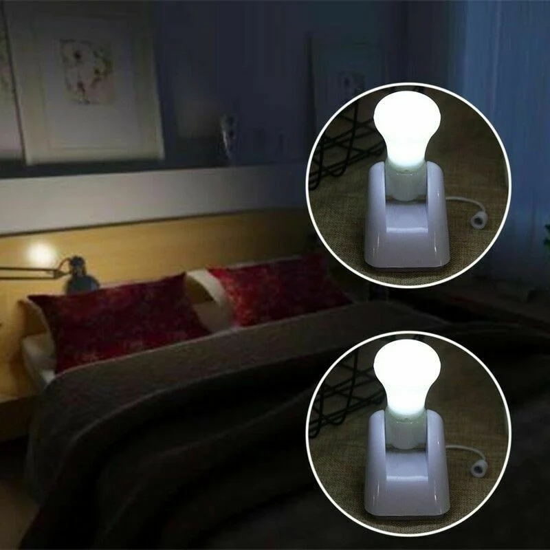 Tragbare LED Glühbirne mit Zugschnur