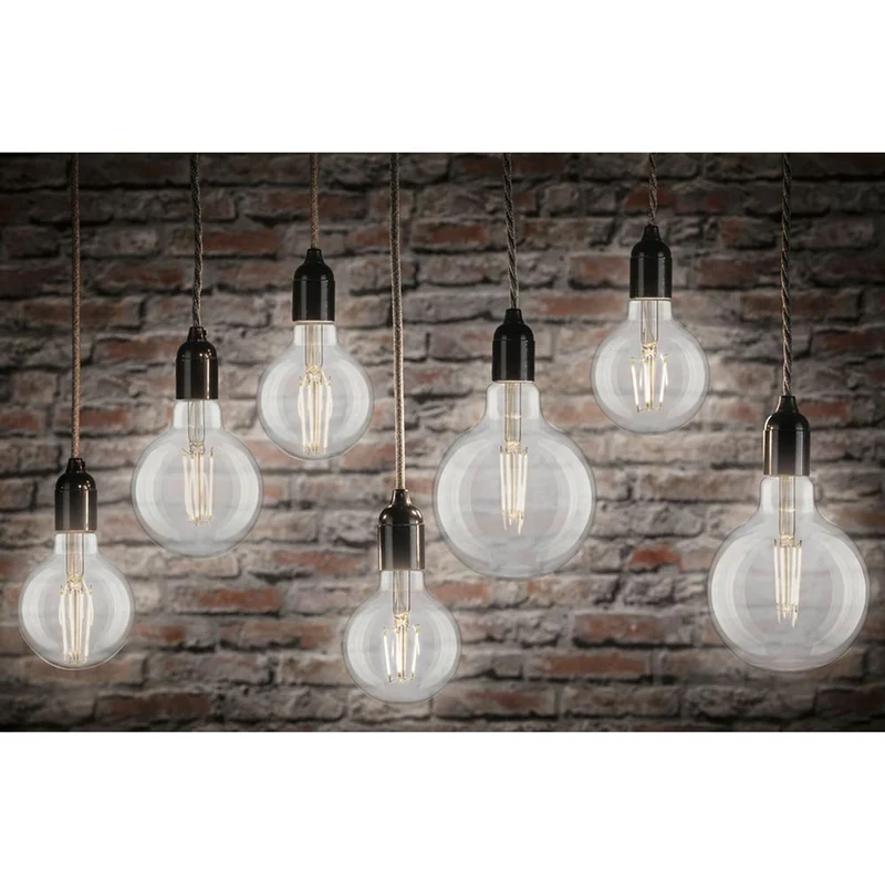 E27 4,8W LED Globe Filament 4000K Klar