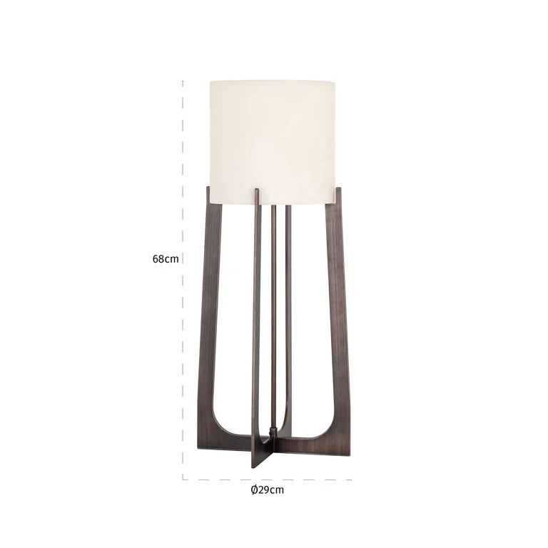Tischlampe Loura – Bronze