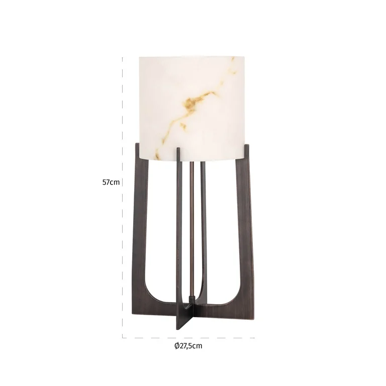Tischlampe Loura – Bronze