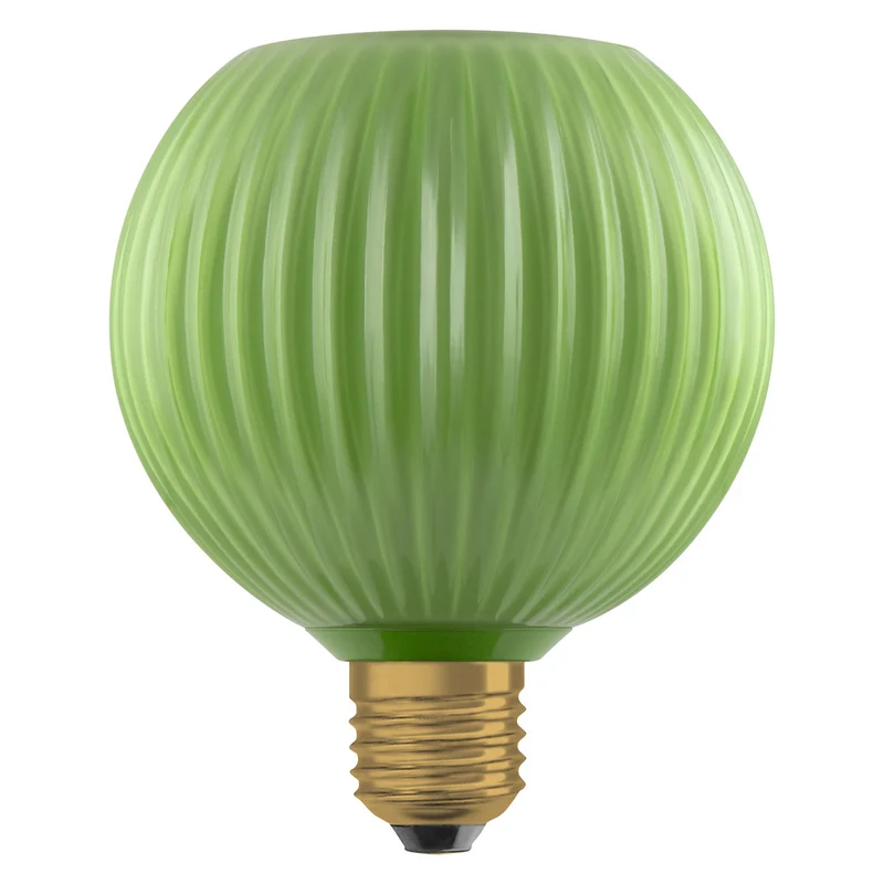 OSRAM DECOR LED-Lampe farbiges Glas Kugel grün