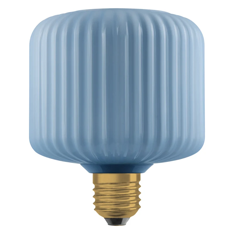 OSRAM DECOR LED-Lampe farbiges Glas quadratisch blau