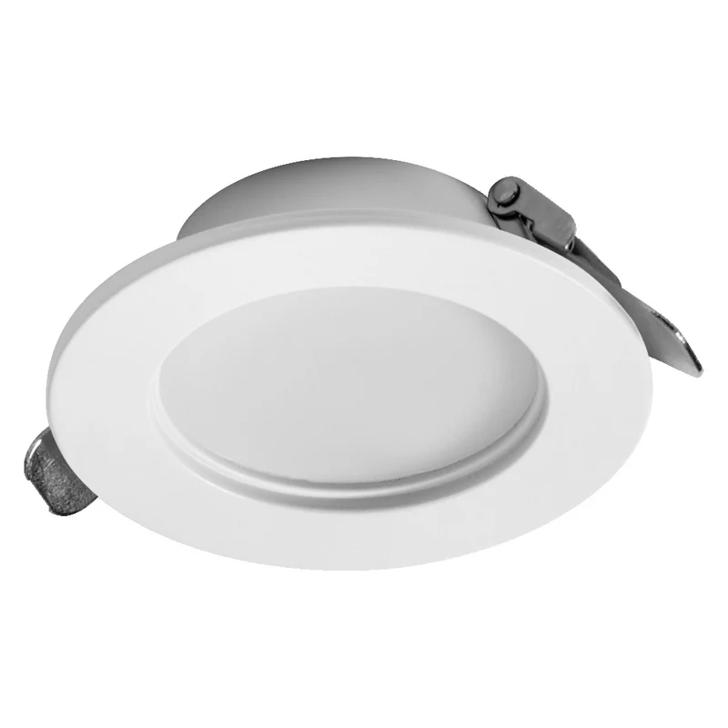 OSRAM LED Downlight Einbaustrahler Bad Set IP44 Slim 97 mm 4.5W Metall Weiß ⌀75 mm