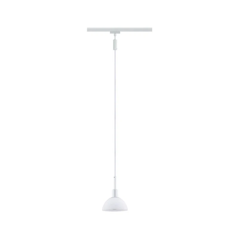 U-Rail Pendelleuchte Sarrasani Dimmbar Weiß Opal