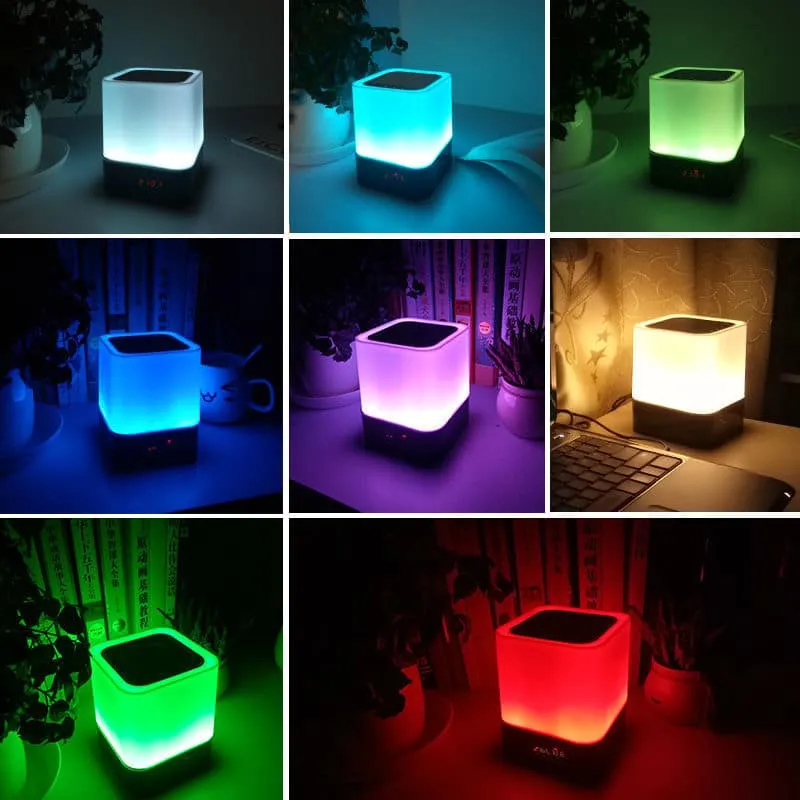 Nachtlicht mit Bluetooth Lautsprecher und Uhr