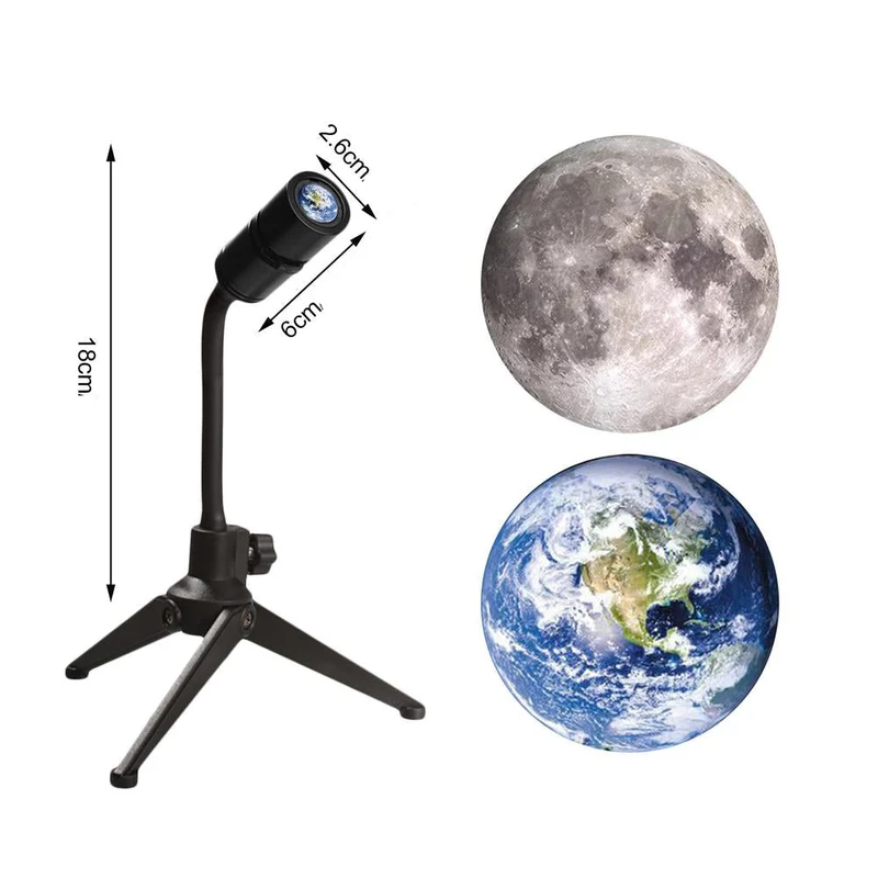 360° Erde Mond LED Projektorlampe