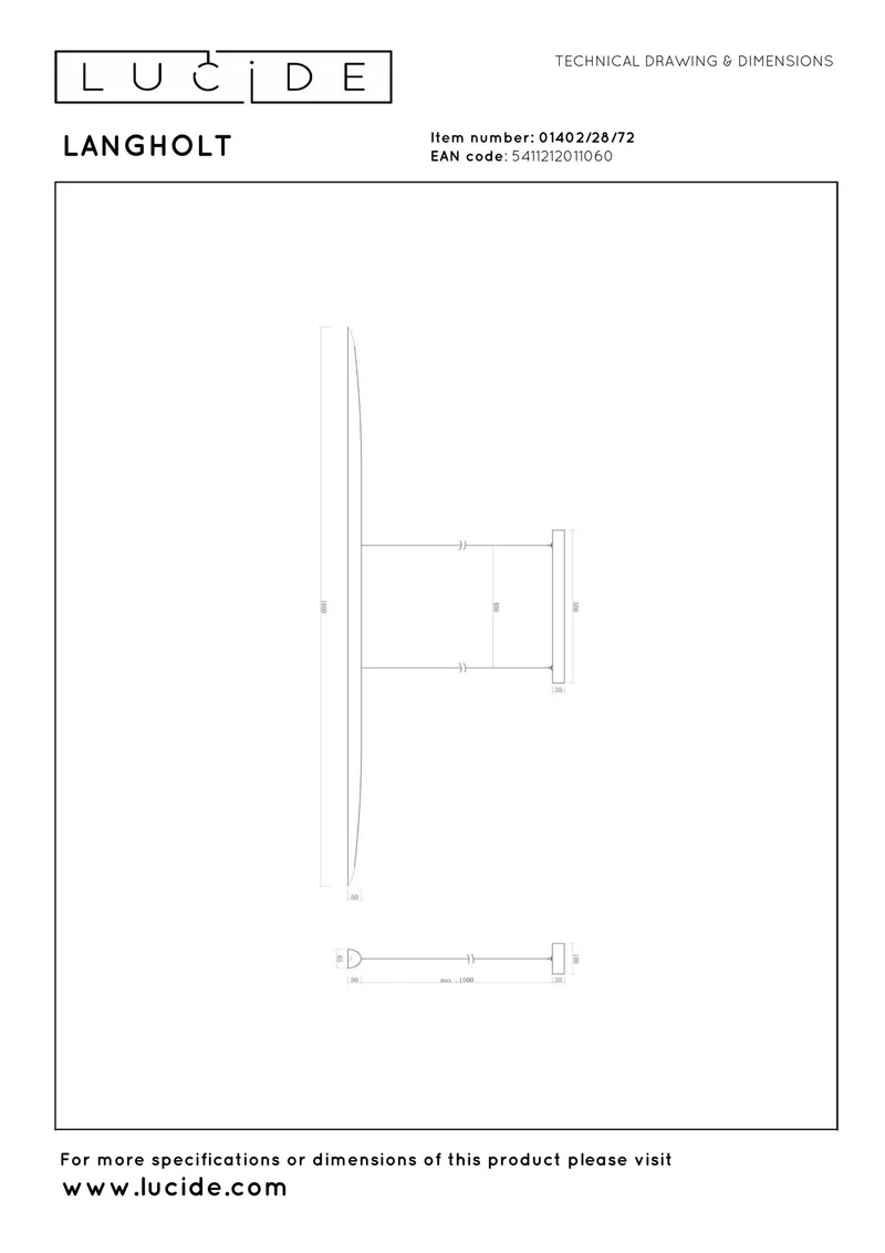 LED-Pendelleuchte Langholt dimmbar CCT Holz 180cm Natur