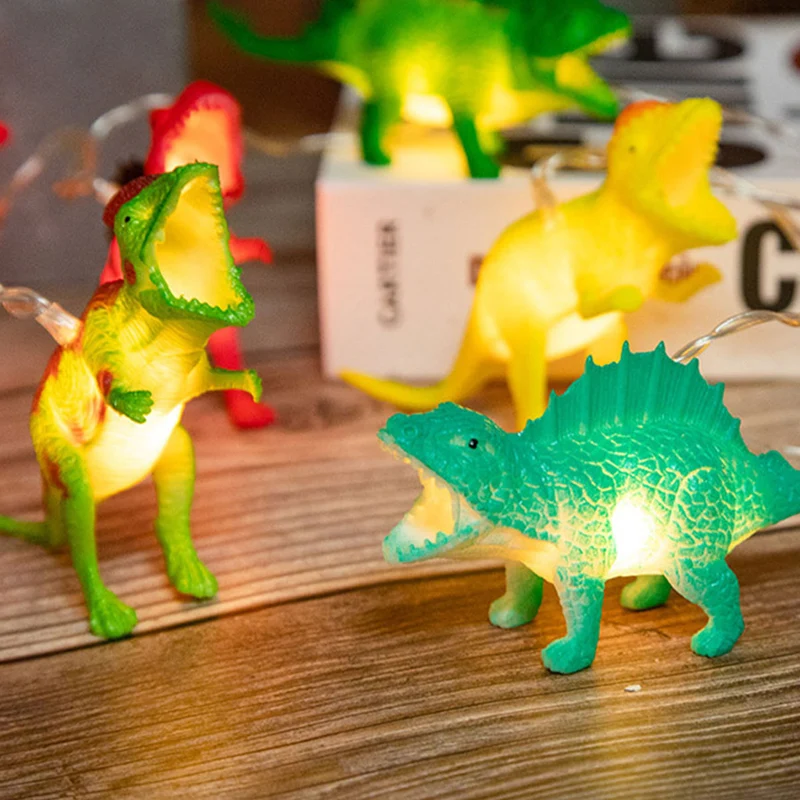 Dinosaurier LED Lichterkette für Kinderzimmer