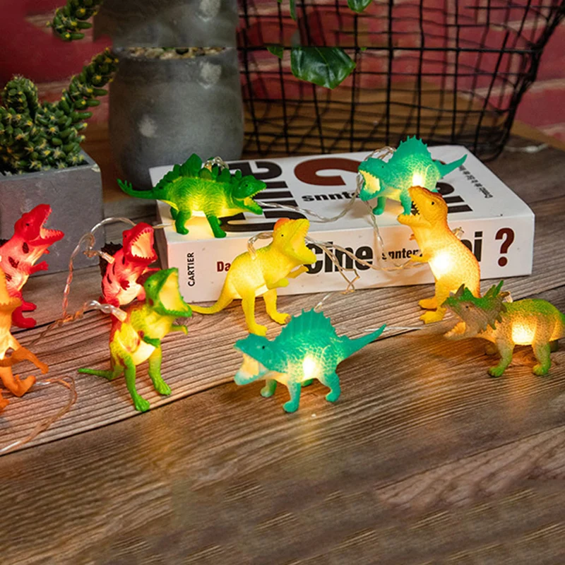 Dinosaurier LED Lichterkette für Kinderzimmer