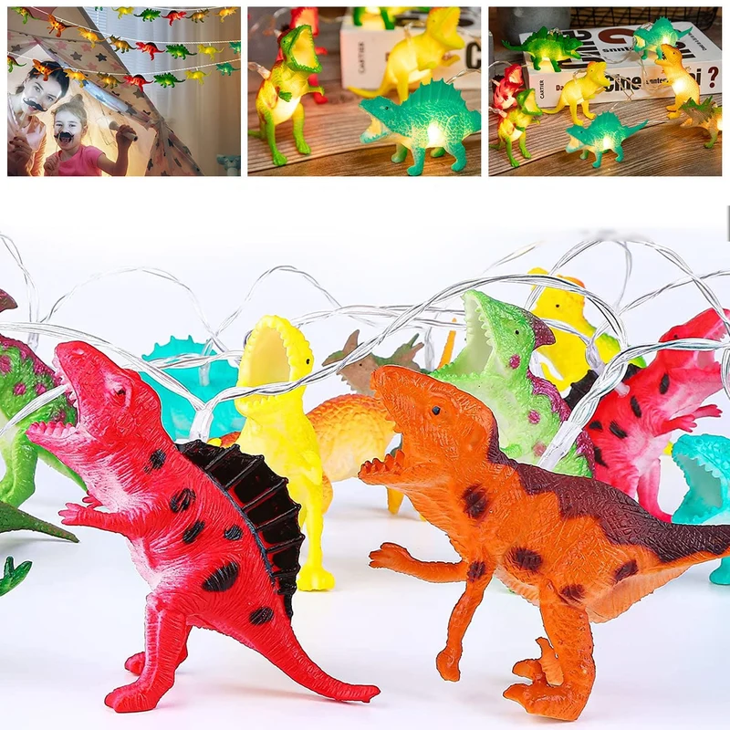 Dinosaurier LED Lichterkette für Kinderzimmer