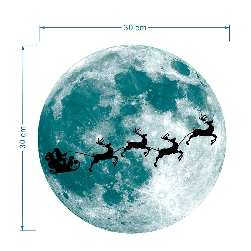 3D Leuchtsticker Mond für Kinderzimmer
