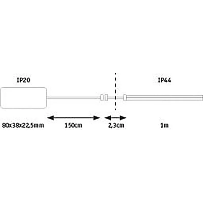 LumiTiles LED Strip COB Slim 1m 280 LEDs/m