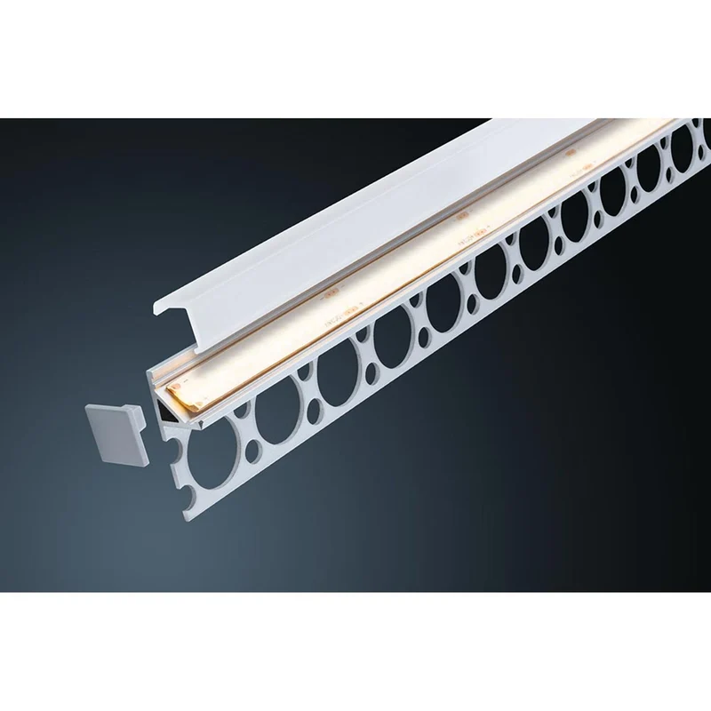 LumiTiles LED Strip Profil Frame 1m Alu-Eloxiert Satin