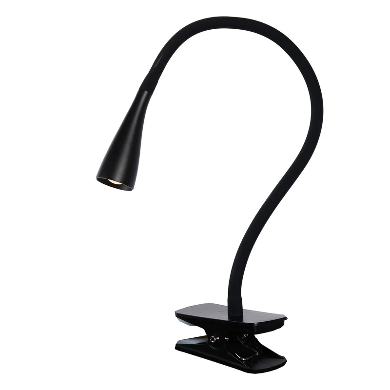 LED-Klemmleuchte Zozy mit Touchdimmer und flexiblem Arm Schwarz