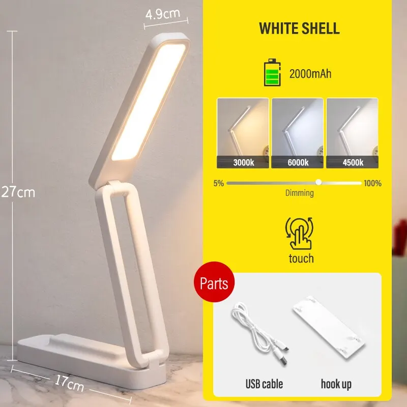 Nachtlicht Dimmbar Faltbar – Touch, Fernbedienung, USB