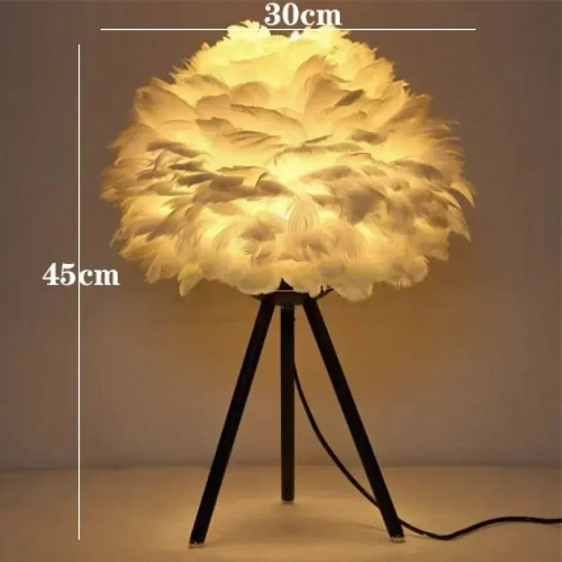 Nachtlicht Erwachsene Feder – Nordic Design, Deko Leuchte