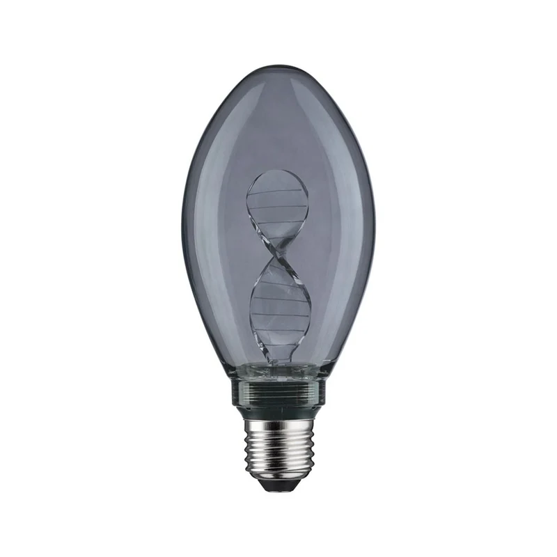 E27 3,5W LED Birne Helix Rauchglas 1800K Goldlicht