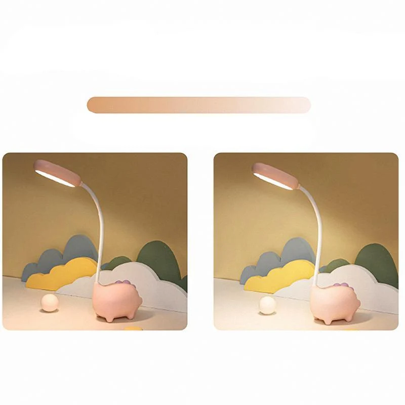 Rosa Schweinchen Schreibtischlampe für Kinder