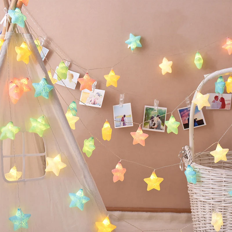 LED Sterne Lichterkette für Kinderzimmer