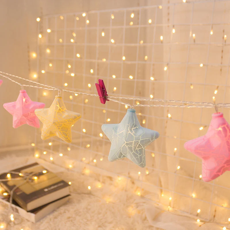 LED Sterne Lichterkette für Kinderzimmer
