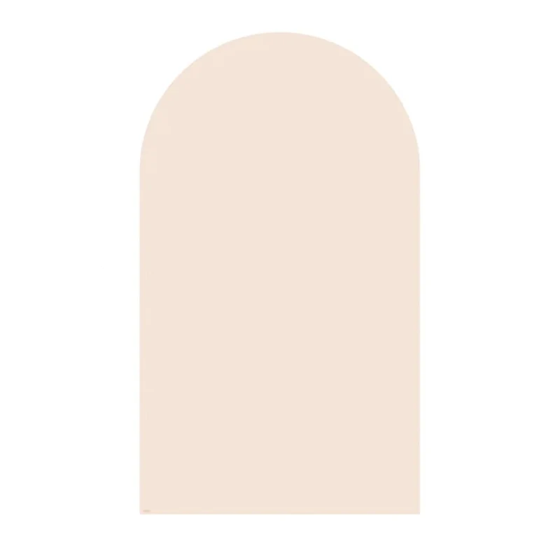 Gebogene Magnettafel Lin Beige (1m x 58cm)