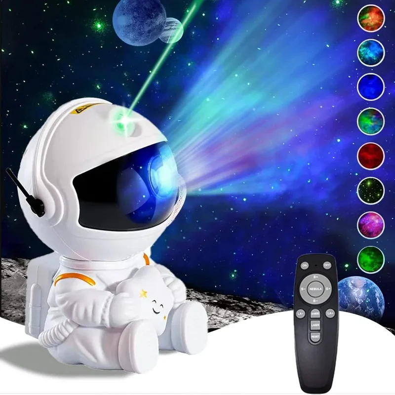 Sternenhimmel Projektor Astronaut Schwarz – LED, Decke
